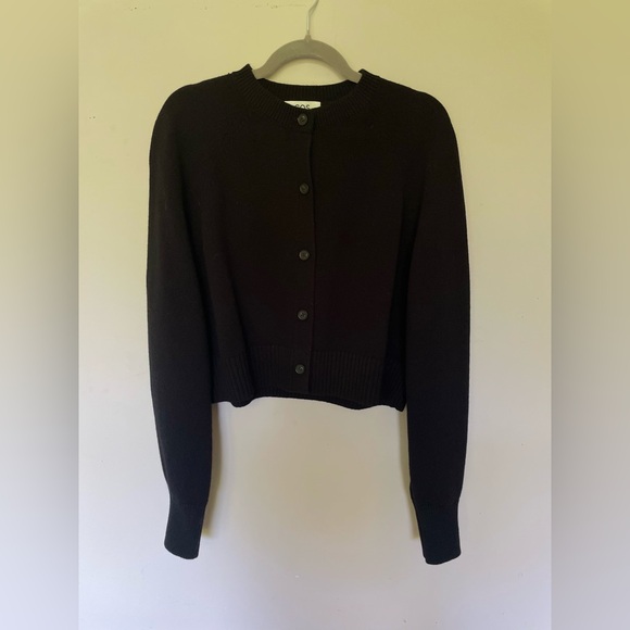 COS Black Cardigan Sweater with Blouson Sleeves NWOT - Picture 7 of 13